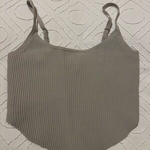 Forever 21 | Gray Ribbed Fitted Camisole Top